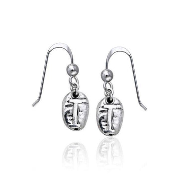 Coffee Bean Earrings TE626 - Jewelry